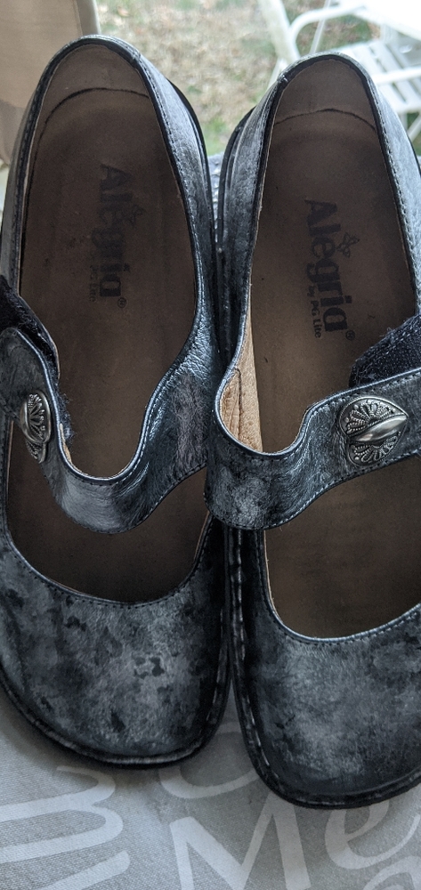 Silver Alegria shoes